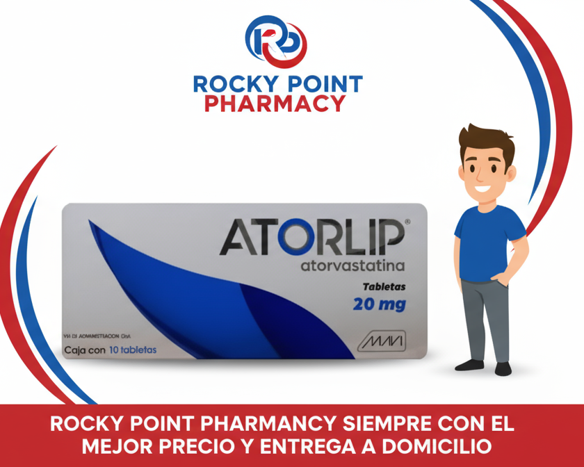 Atorvastatina 20 mg 10 ct