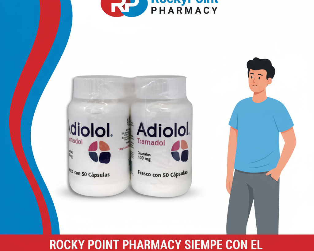Tramadol adiolol  100 mg con 100 ct