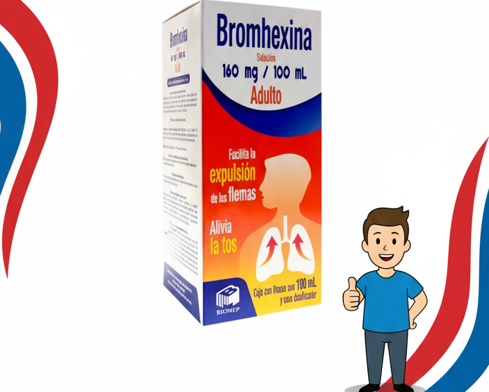 Bromhexina 100mg/100 ml Jarabe