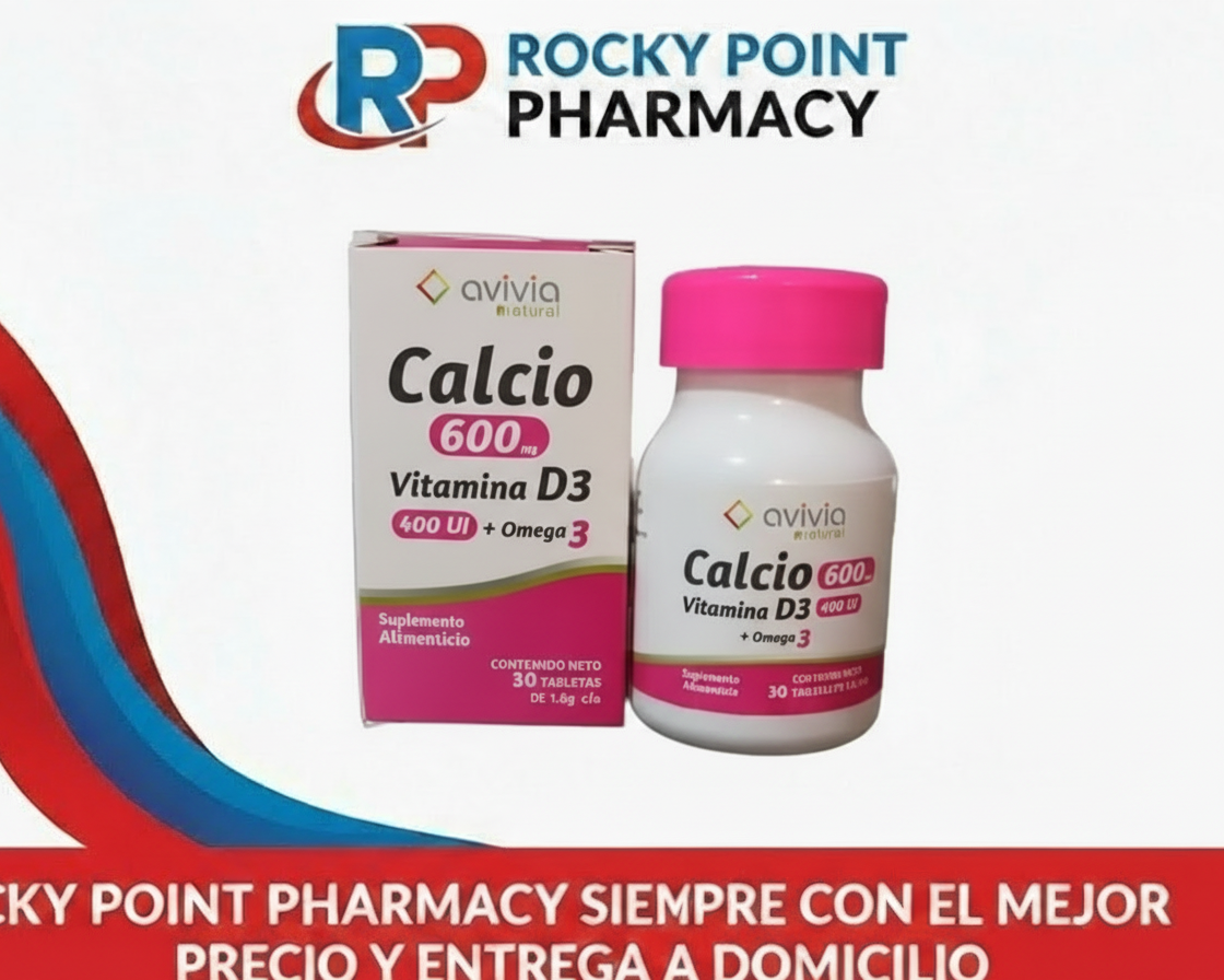 Calcio 600 mg/Vitamina D3 400ui + Omega 3