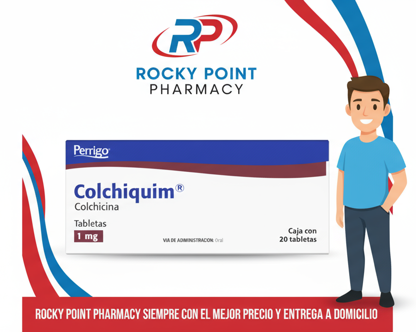 Colchicina 1 mg 20 ct