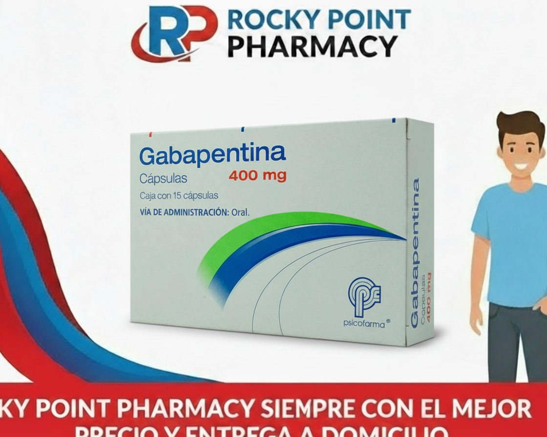 Gabapentina 400 mg 15 ct