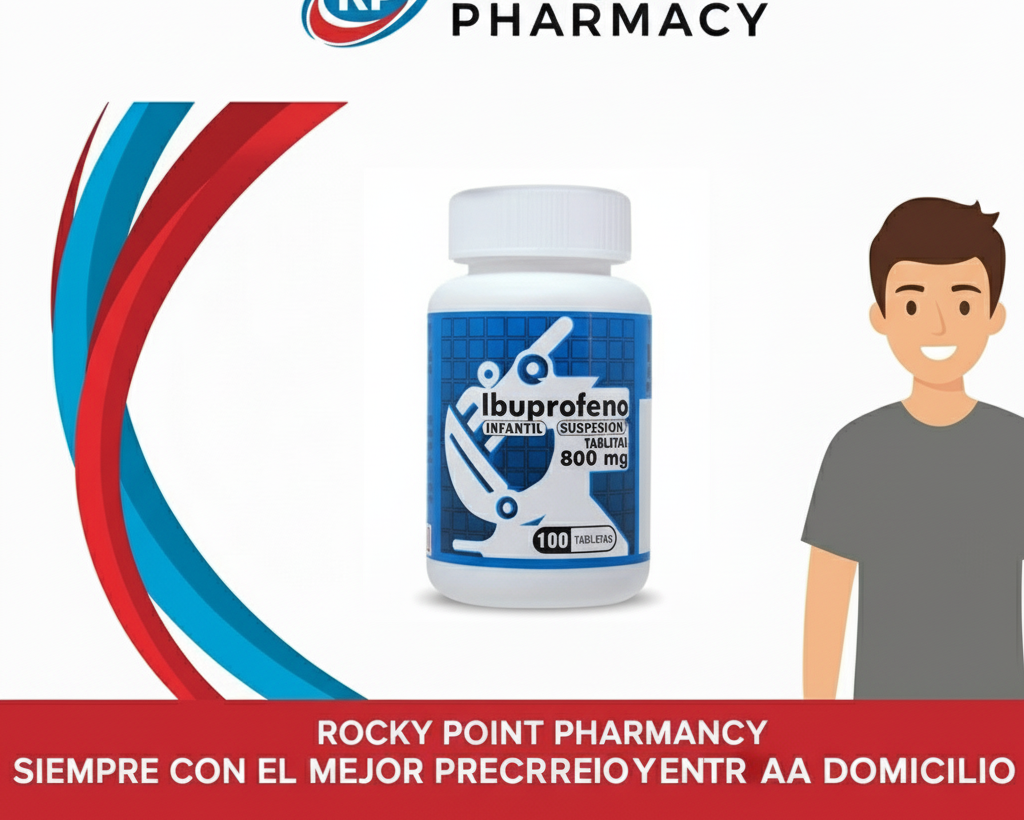 Ibuprofeno 800 mg 100ct