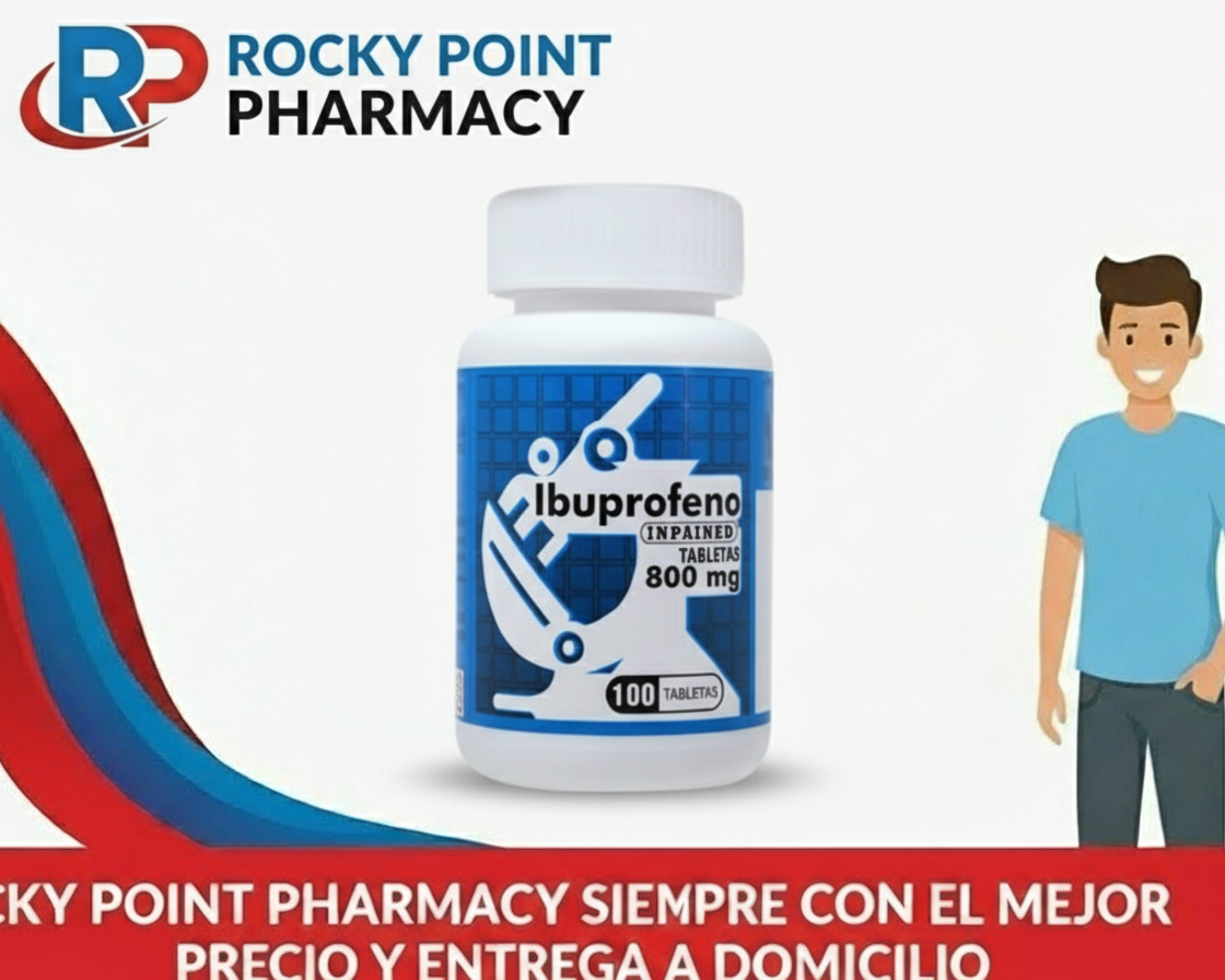 Ibuprofeno 800 mg 100 ct
