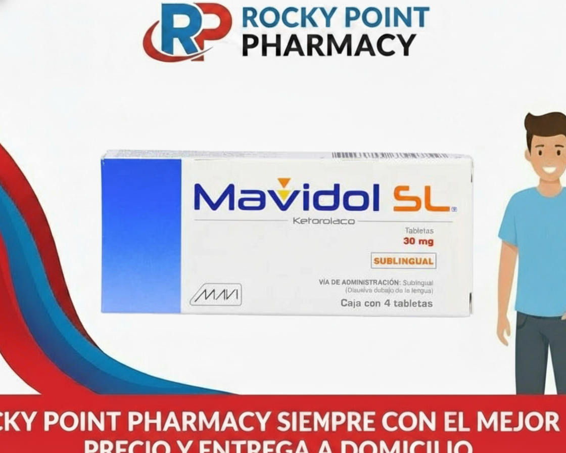 Ketorolaco Sublingual 30 mg 4ct