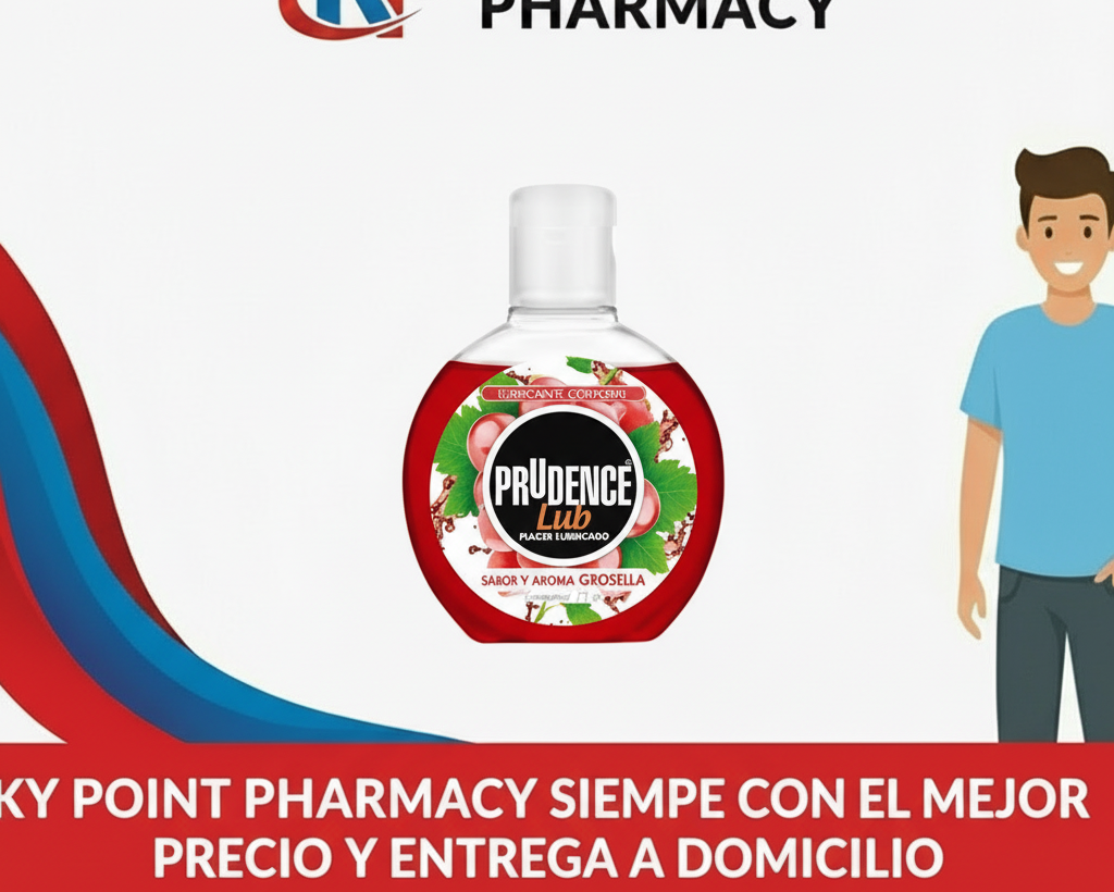 Lubricante Prudence Lub Sabor y Aroma Grosella