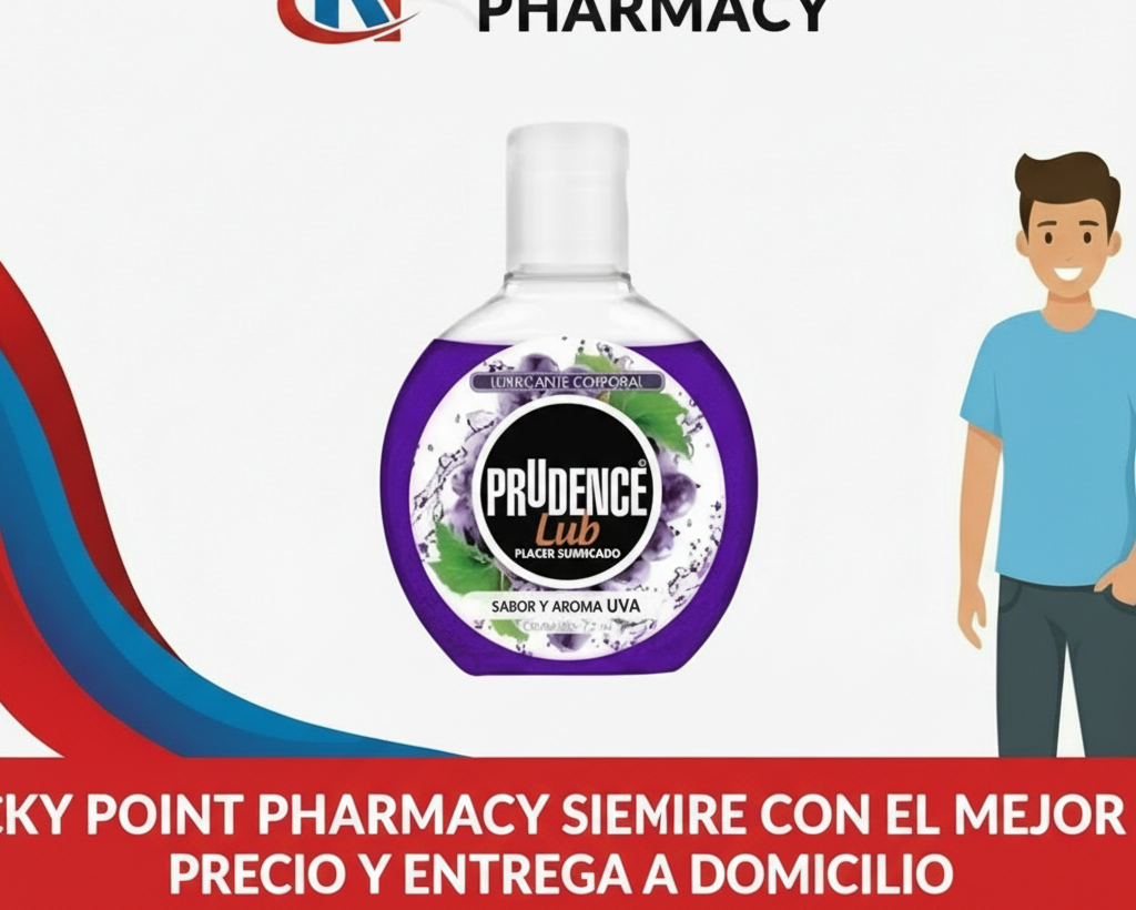 Lubricante Prudence Lub Sabor y Aroma Uva